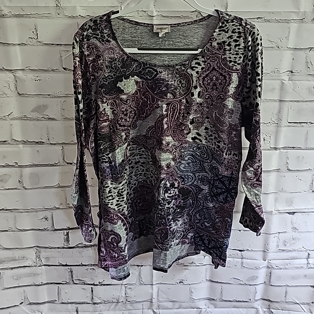 Paisley purple top